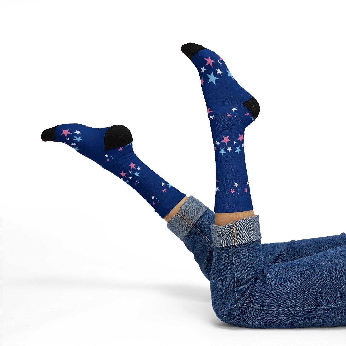 Star Blue Socks