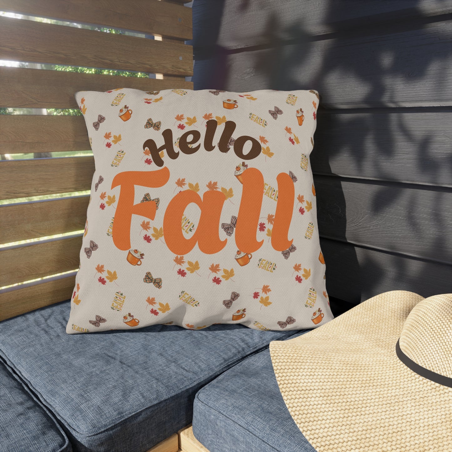Outdoor Spiced Pillows – Waterproof & UV-Resistant Fall Patio Décor