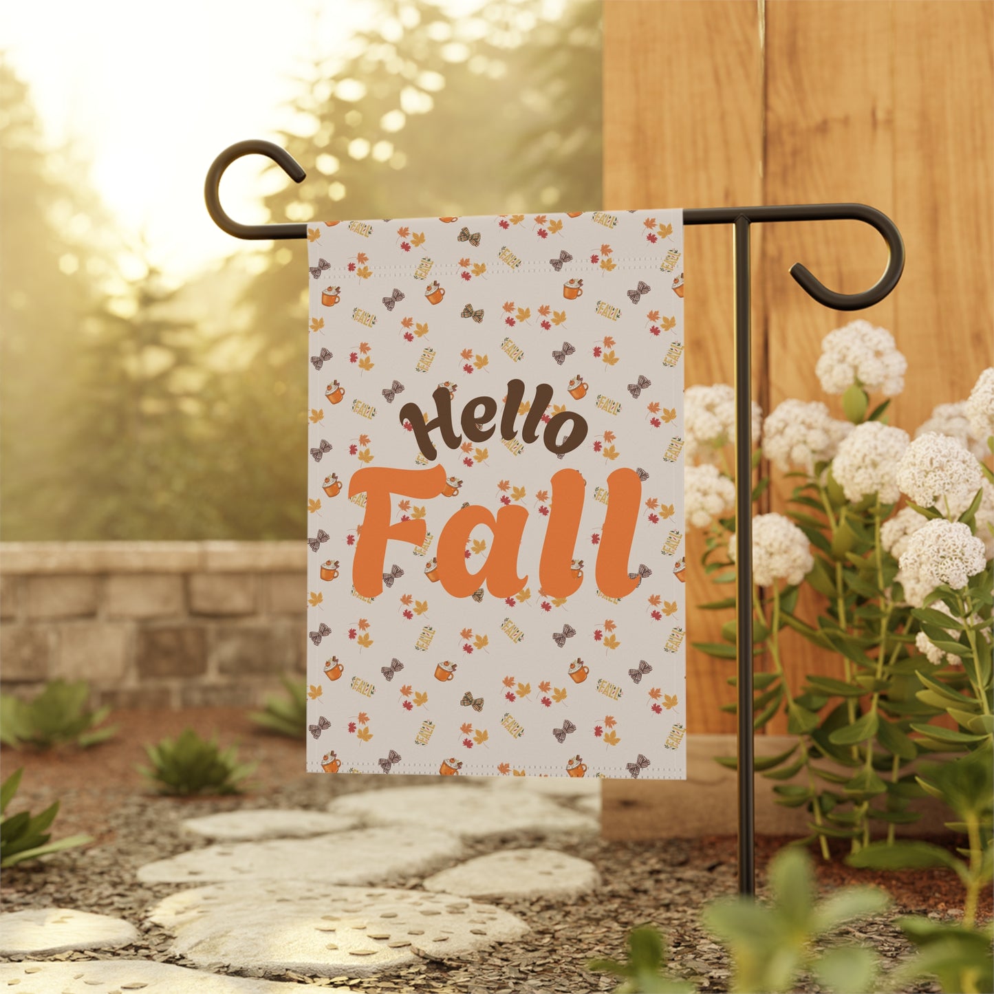 Spiced Garden Banner – Fall Outdoor Flag for Seasonal Décor