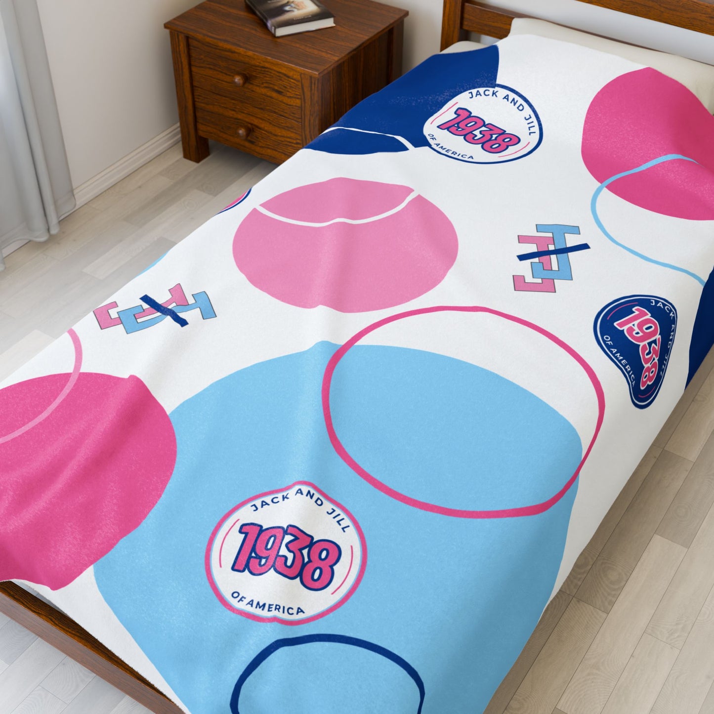 Jack and Jill of America Plush Blanket - Renewed