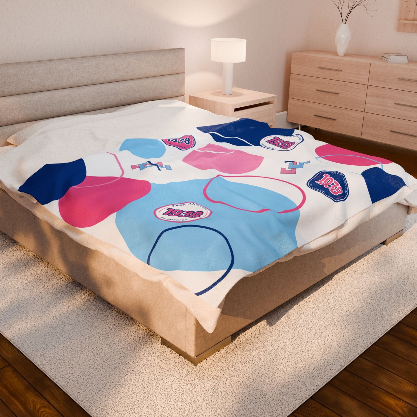 Jack and Jill of America Plush Blanket - Renewed