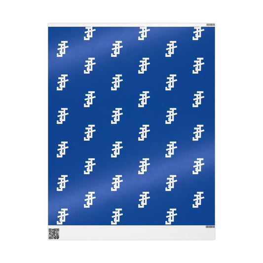 Jack and Jill Wrapping Paper -  Awesome Blue