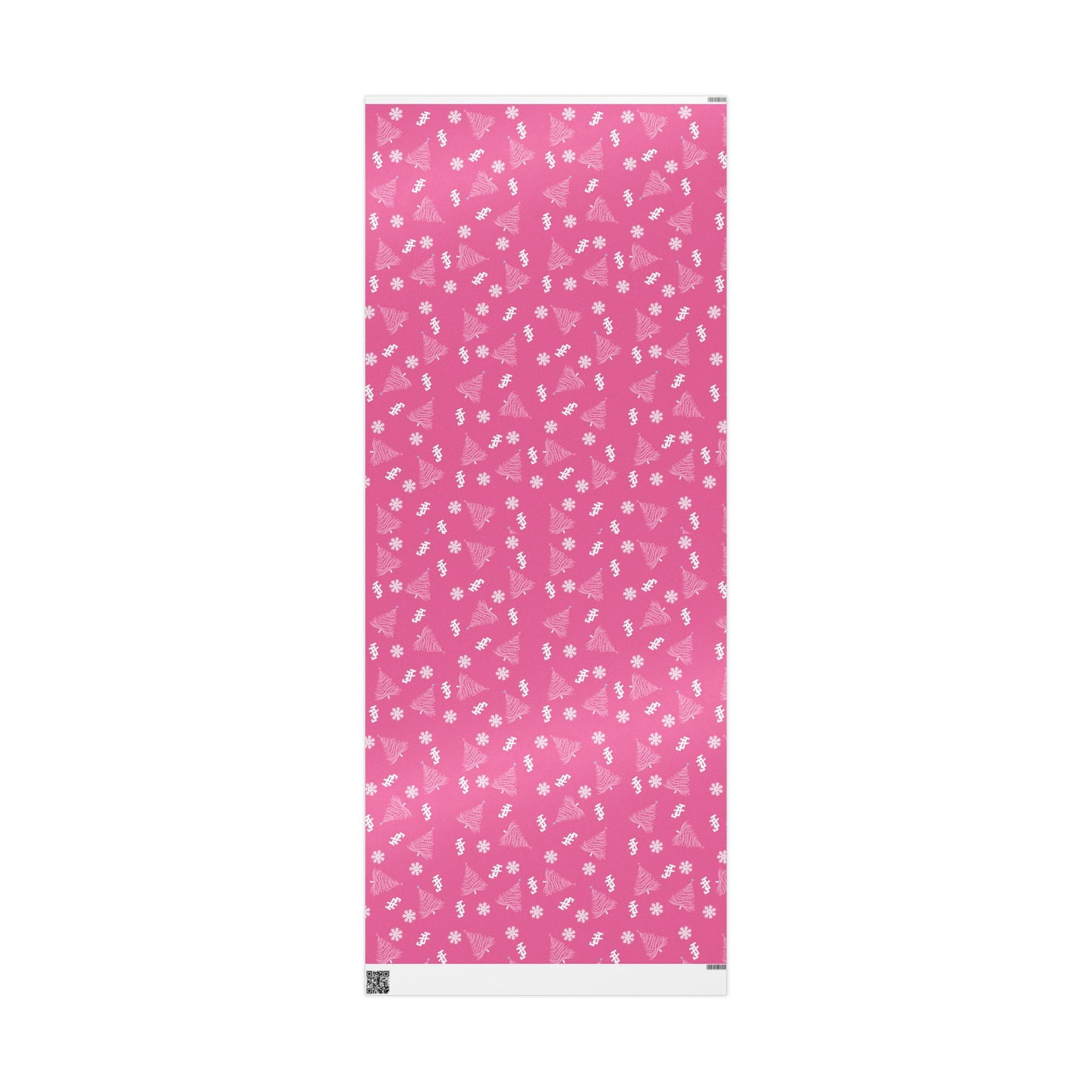Jack and Jill Holiday Wrapping Paper - Pink