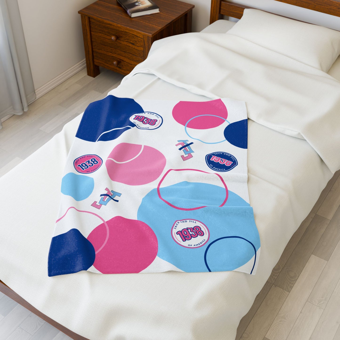 Jack and Jill of America Plush Blanket - Renewed