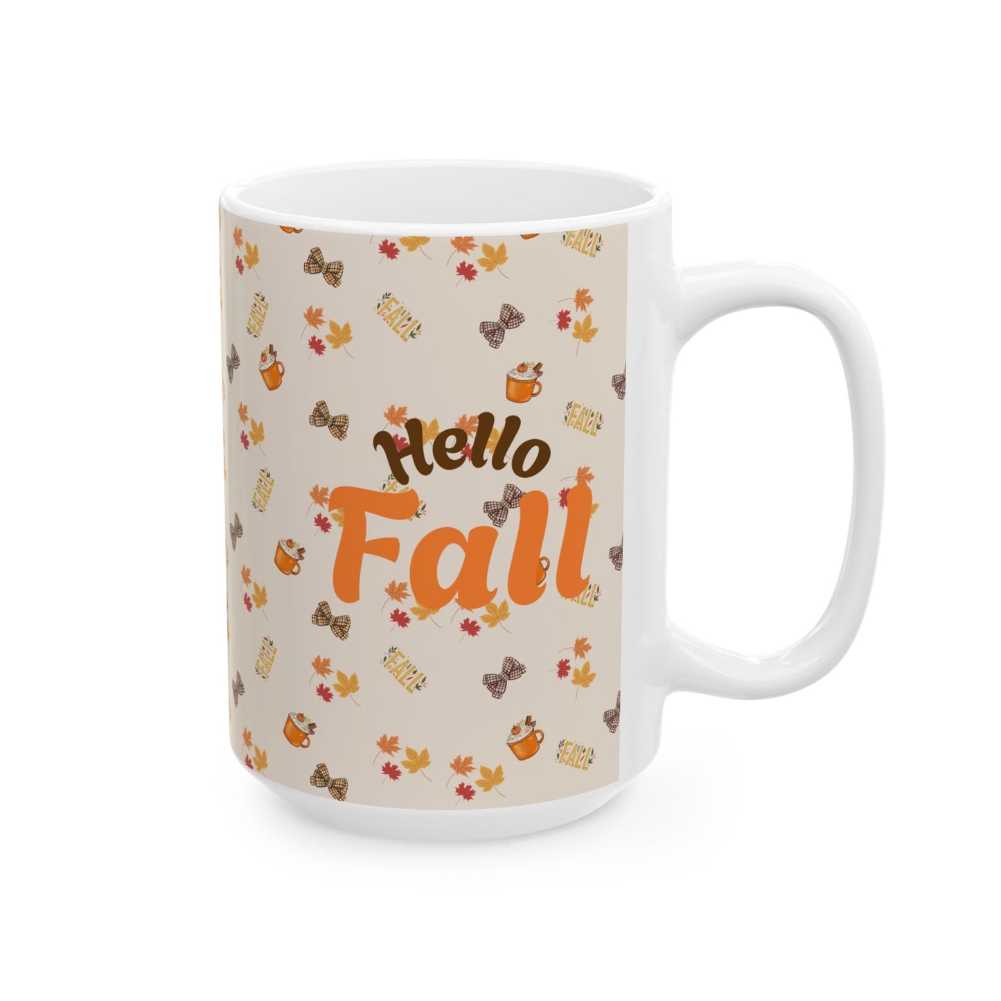 Spiced Fall Ceramic Mug – Cozy Coffee & Tea Cup