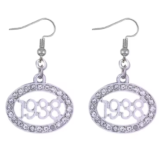 Jack and Jill 1938 Oval Earrings