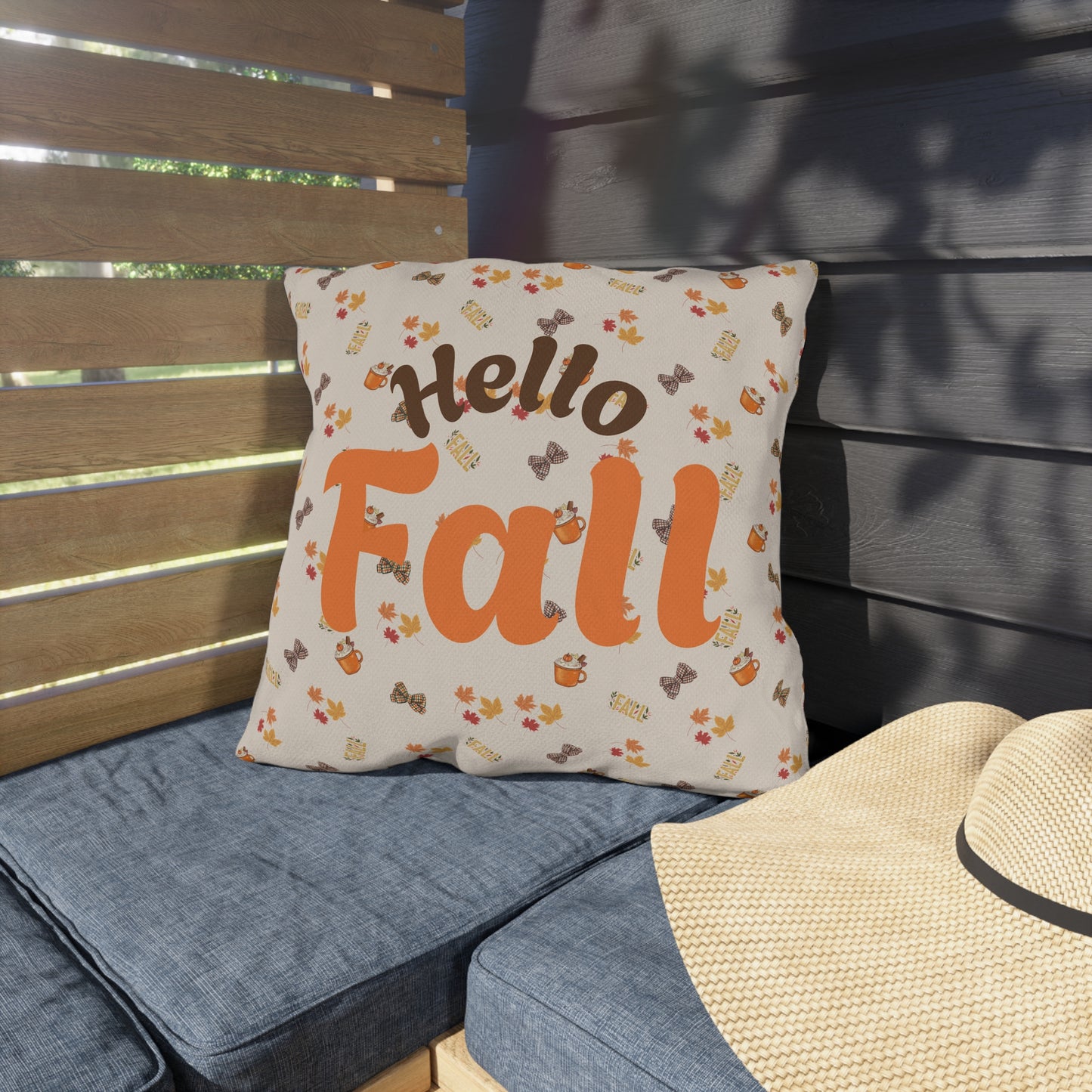 Outdoor Spiced Pillows – Waterproof & UV-Resistant Fall Patio Décor