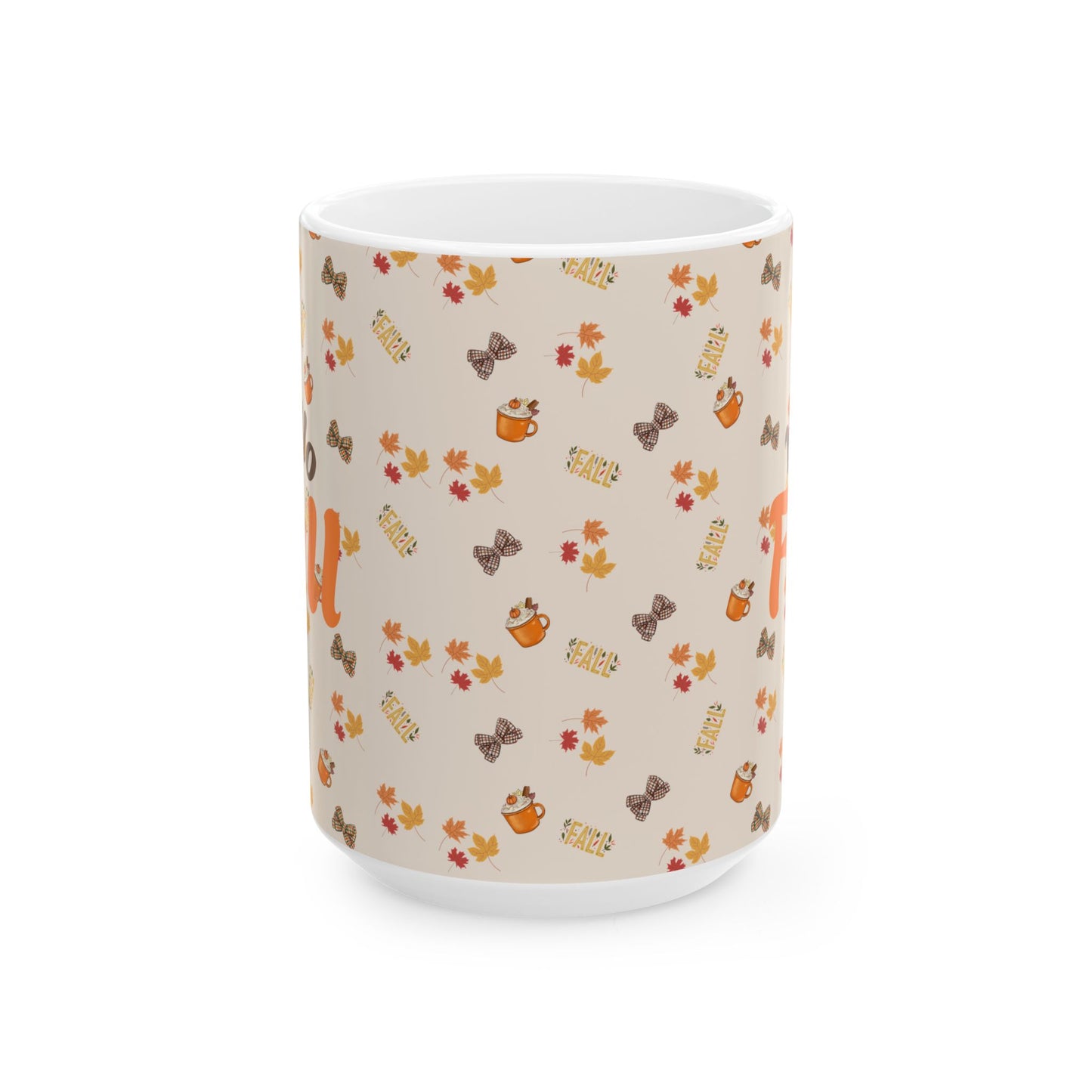 Spiced Fall Ceramic Mug – Cozy Coffee & Tea Cup