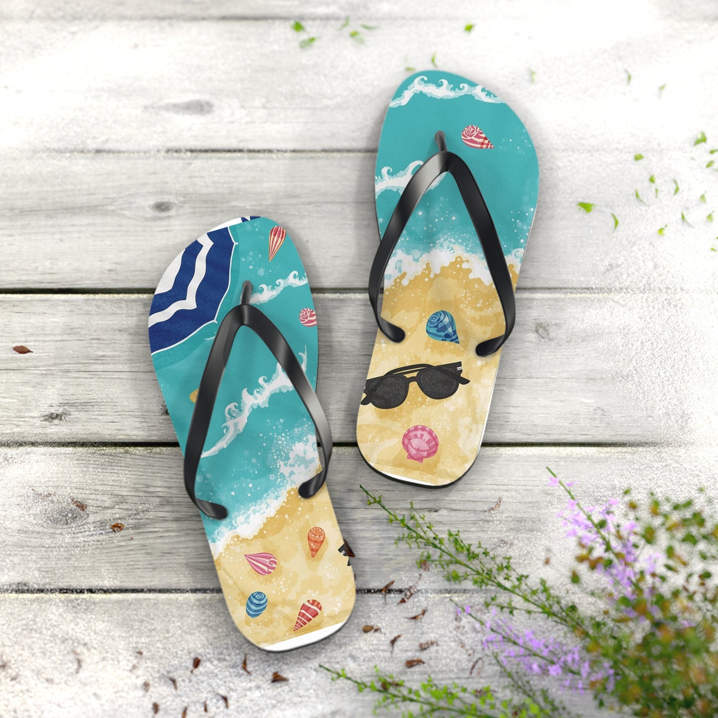 The Shore Beach Flip Flops