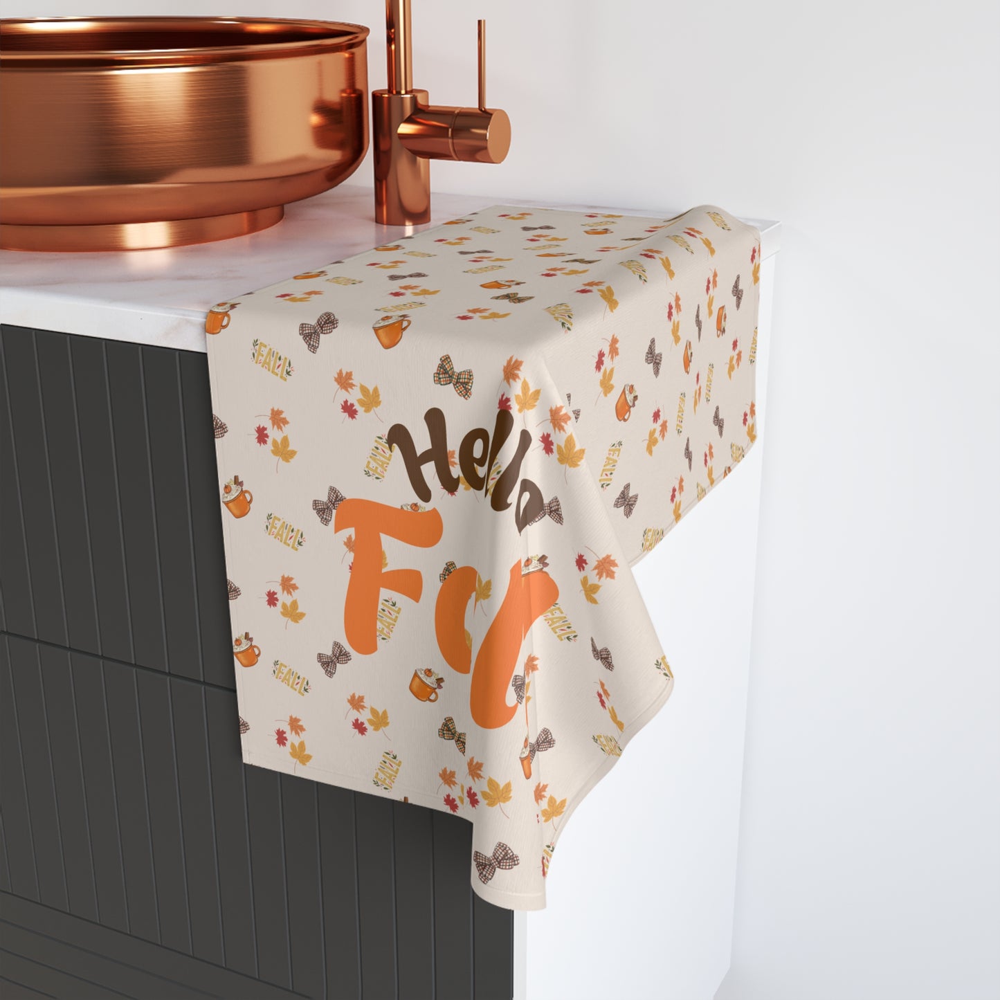 Spiced Hand Towel – Autumn Kitchen & Bathroom Seasonal Décor
