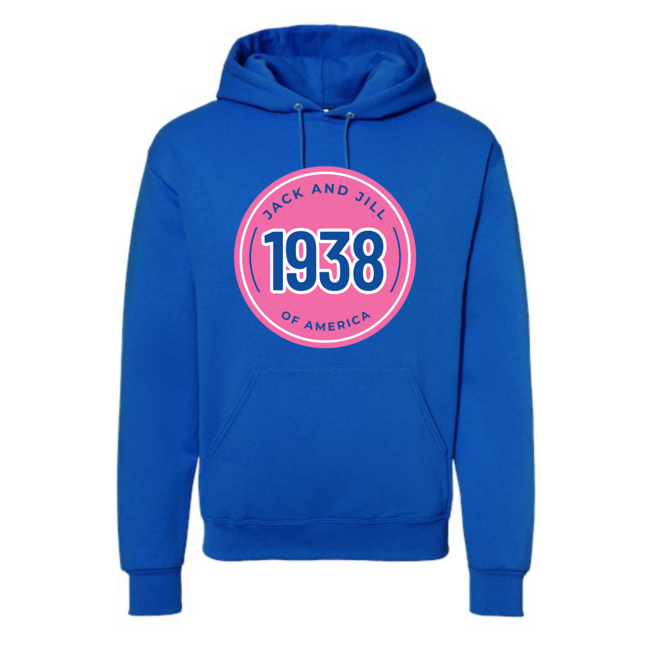 Jack and Jill Royal Unisex Hooded Sweatshirt - Adult