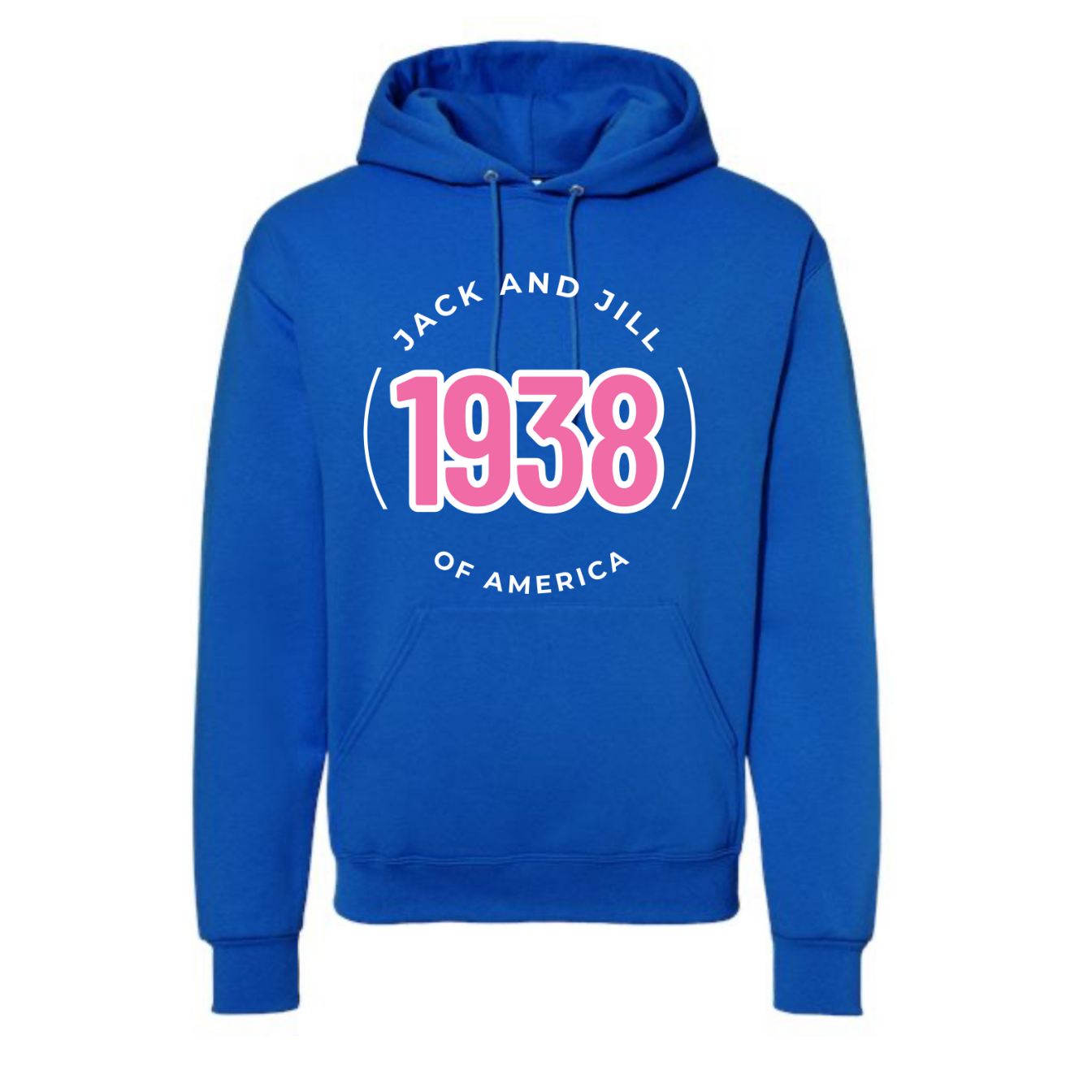 Jack and Jill Royal Unisex Hooded Sweatshirt - Adult