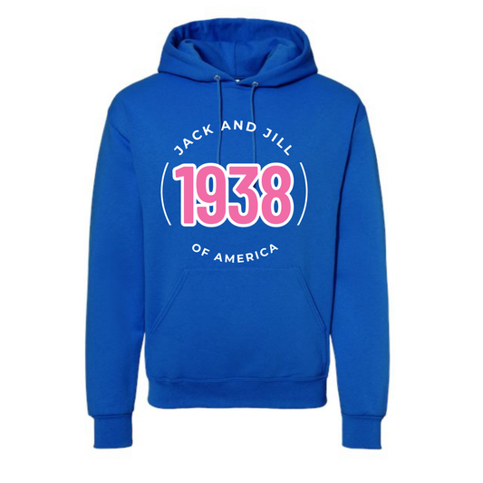 Jack and Jill Royal Unisex Hooded Sweatshirt - Adult