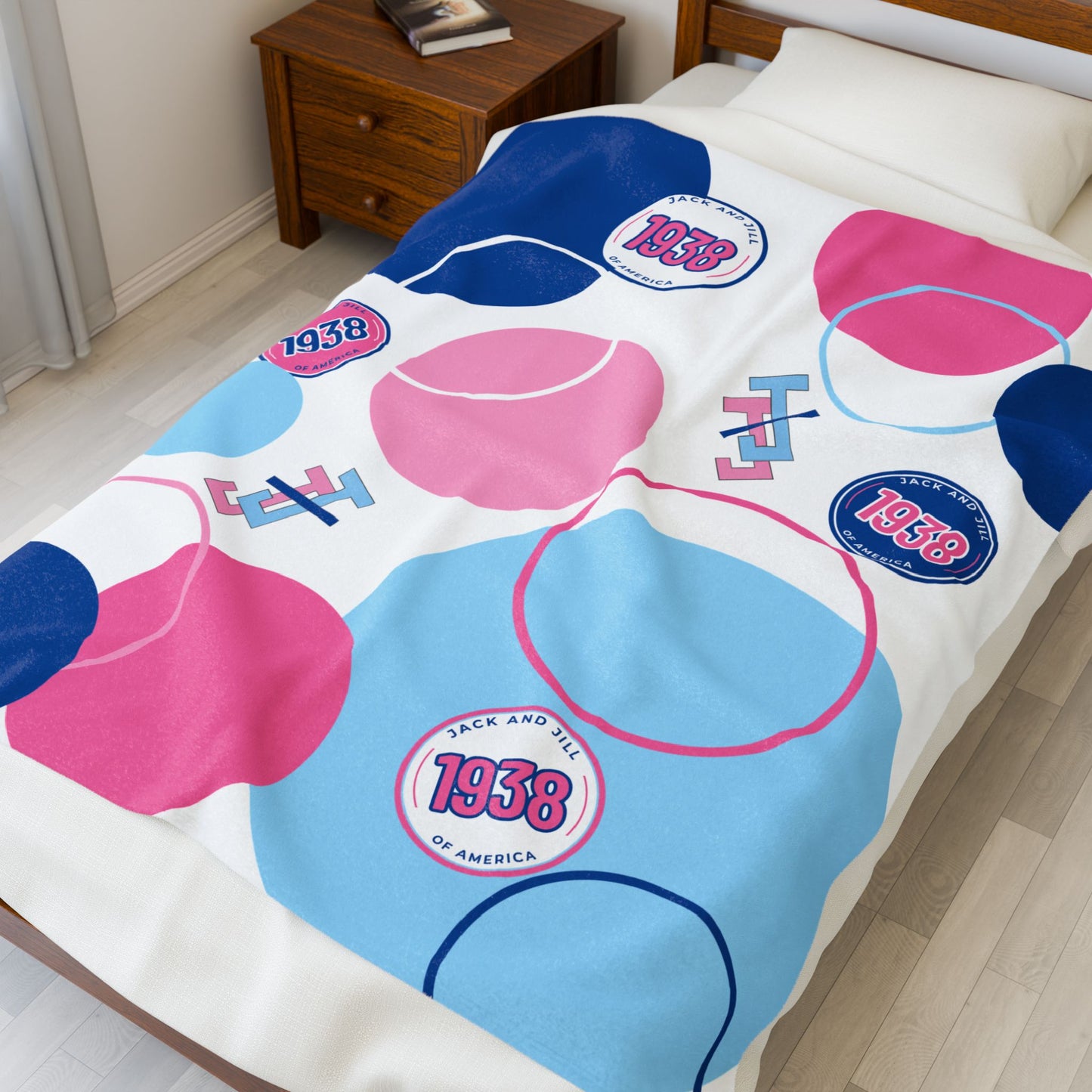 Jack and Jill of America Plush Blanket - Renewed