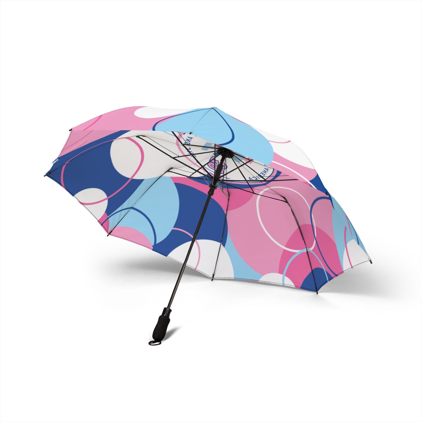 Jack and Jill Polka Dot Semi-Automatic Umbrella