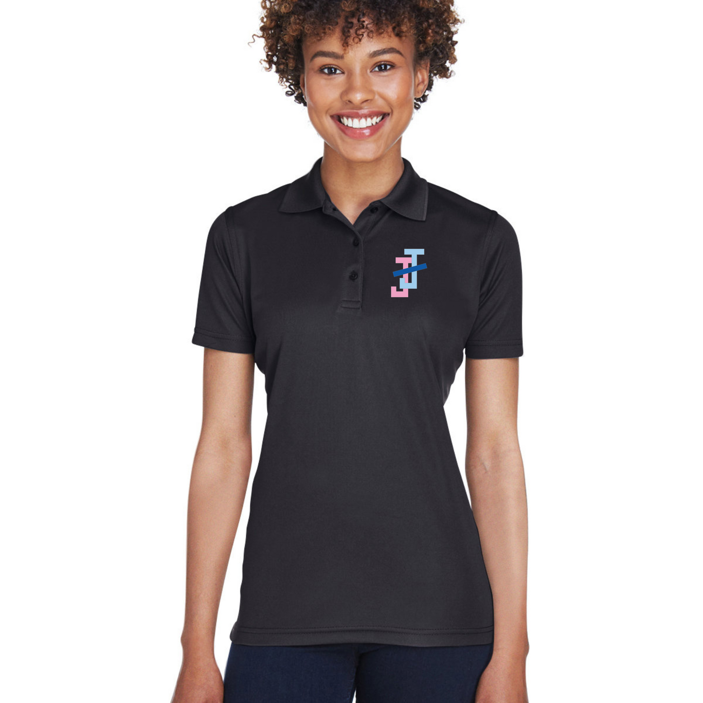 Jack and Jill Women's 3 Button Polo Shirt - JJ