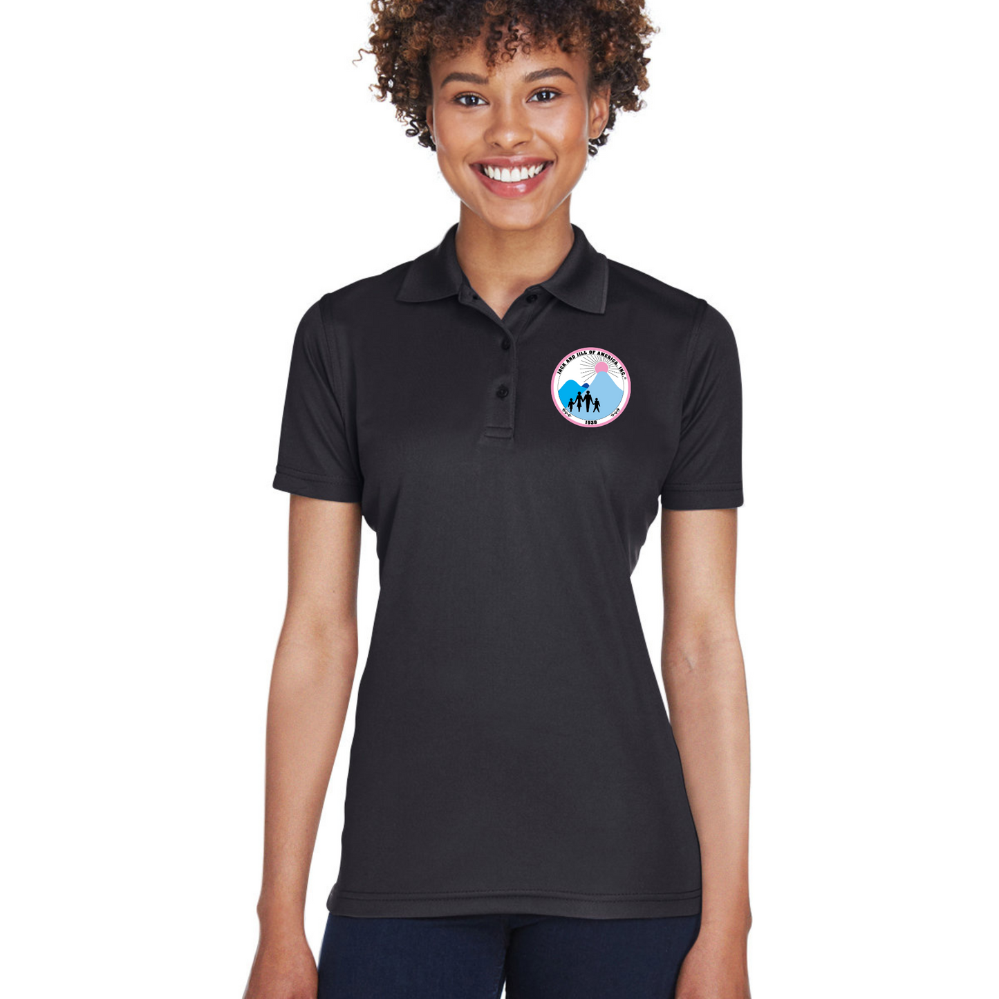 Jack and Jill Women's 3 Button Polo Shirt - JJOA