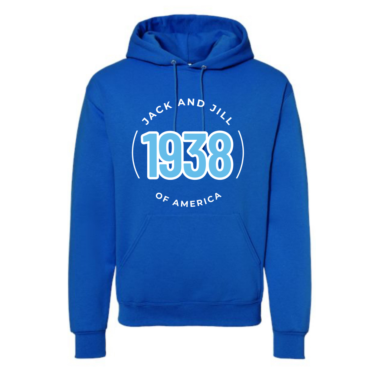 Jack and Jill Royal Unisex Hooded Sweatshirt - Adult