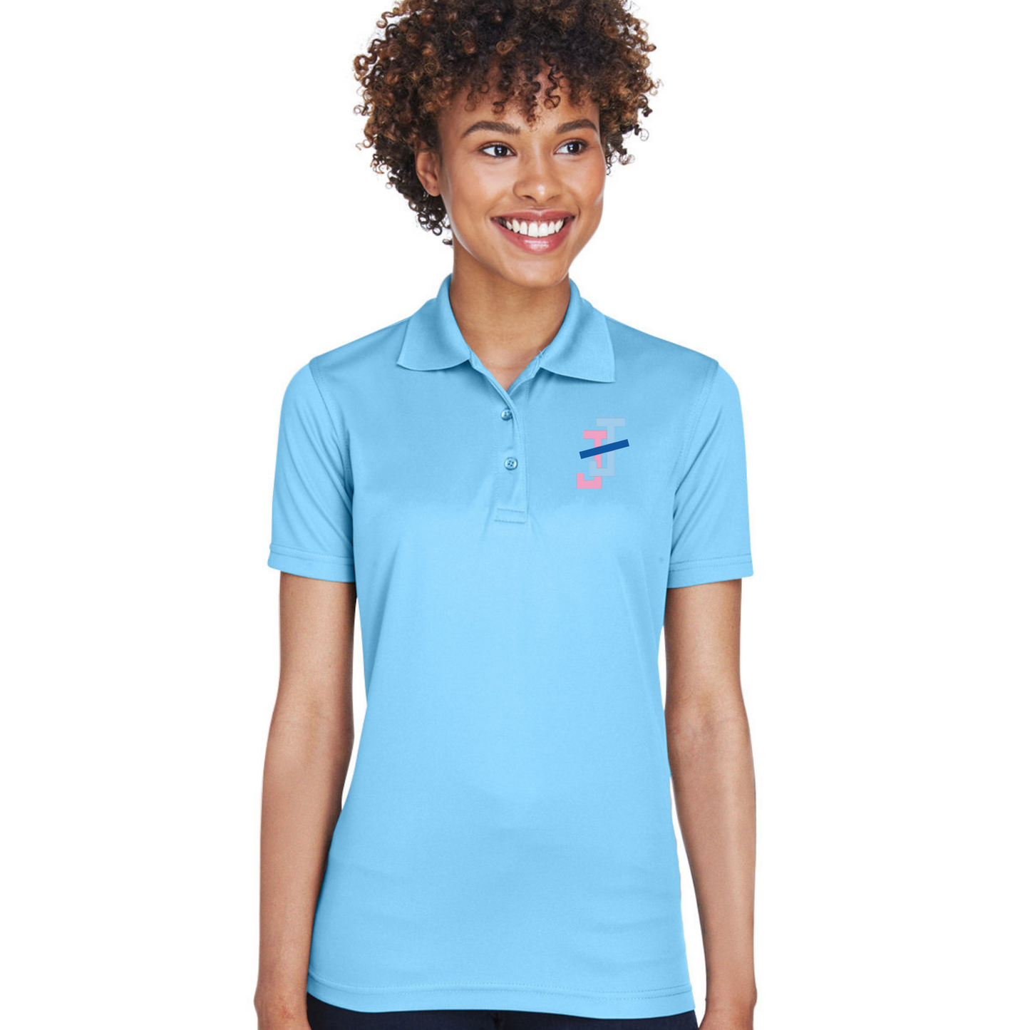 Jack and Jill Women's 3 Button Polo Shirt - JJ