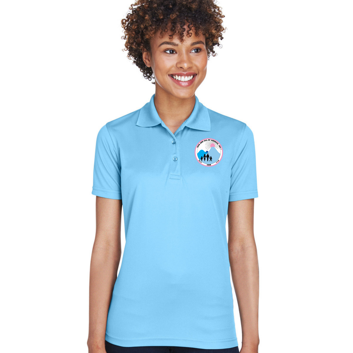 Jack and Jill Women's 3 Button Polo Shirt - JJOA