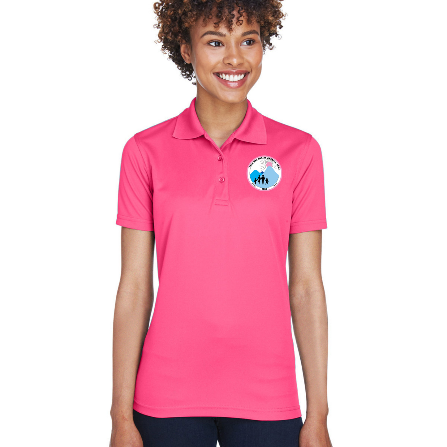 Jack and Jill Women's 3 Button Polo Shirt - JJOA