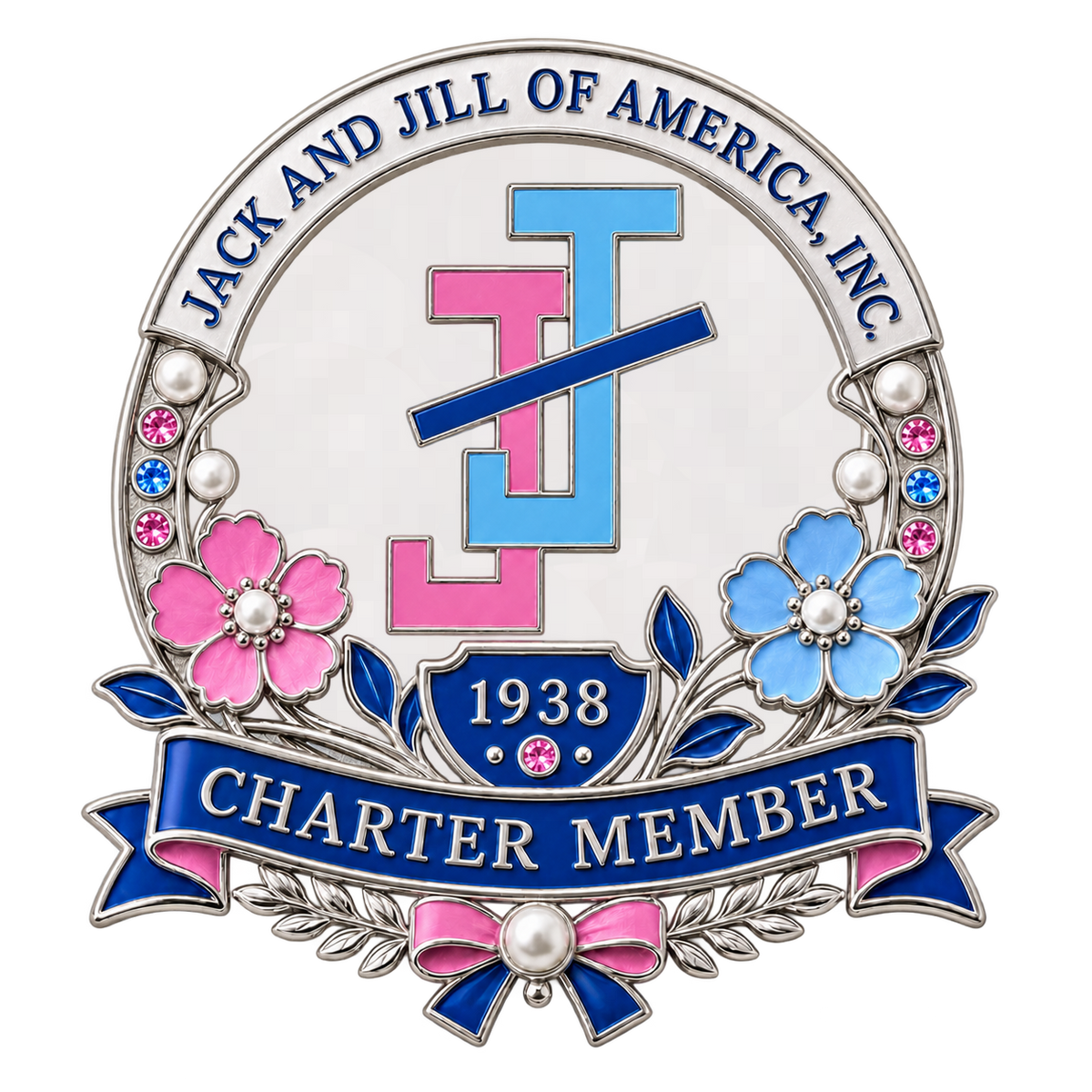 Jack and Jill of America, Inc. Charter Member Commemorative Pin