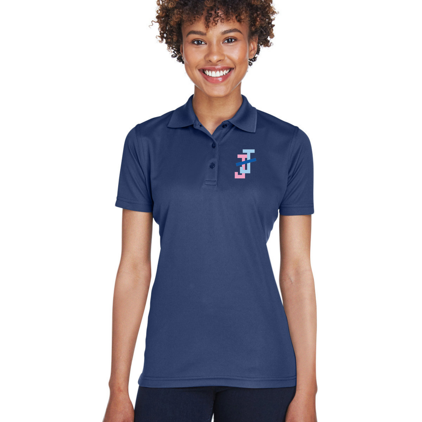 Jack and Jill Women's 3 Button Polo Shirt - JJ