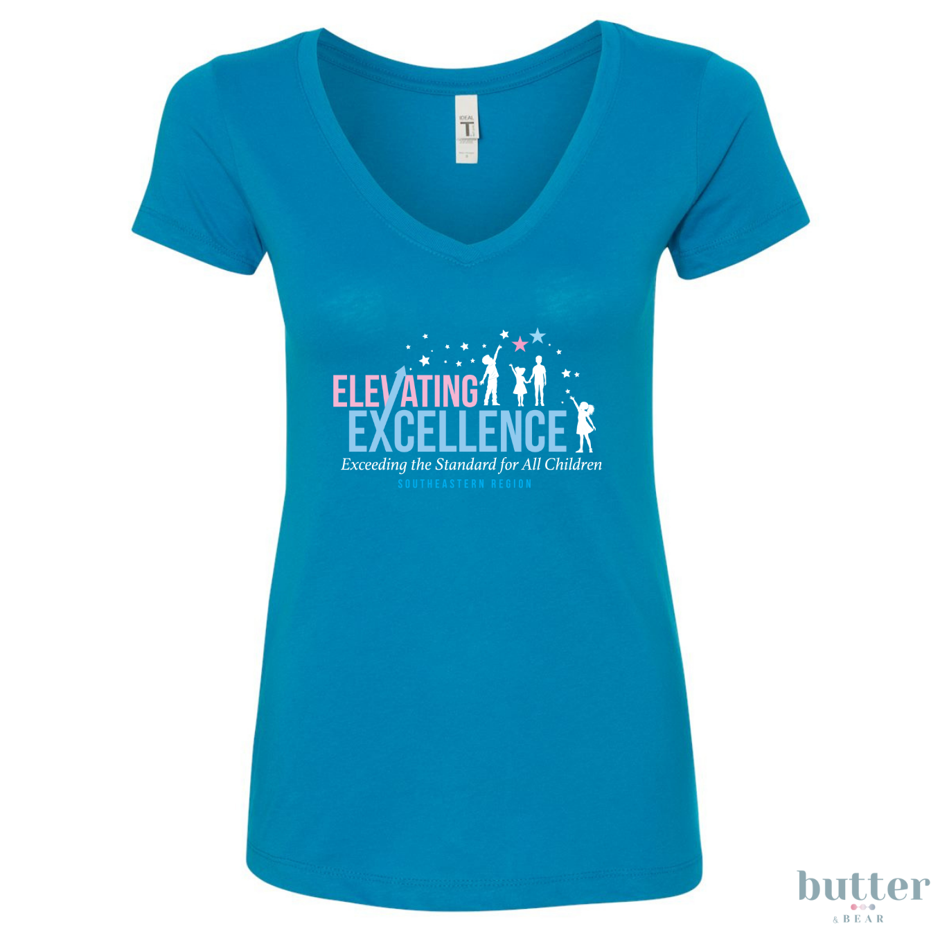 Elevating Excellence Women V-Neck Shirt - Jack and Jill SER