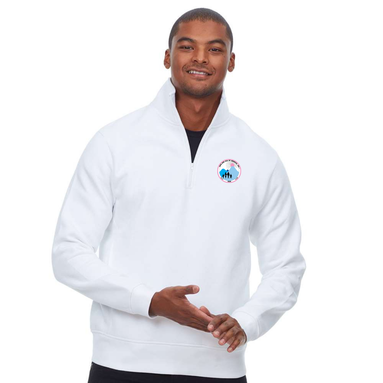 Jack and Jill Unisex Ultimate Fleece Quarter-Zip - Crest