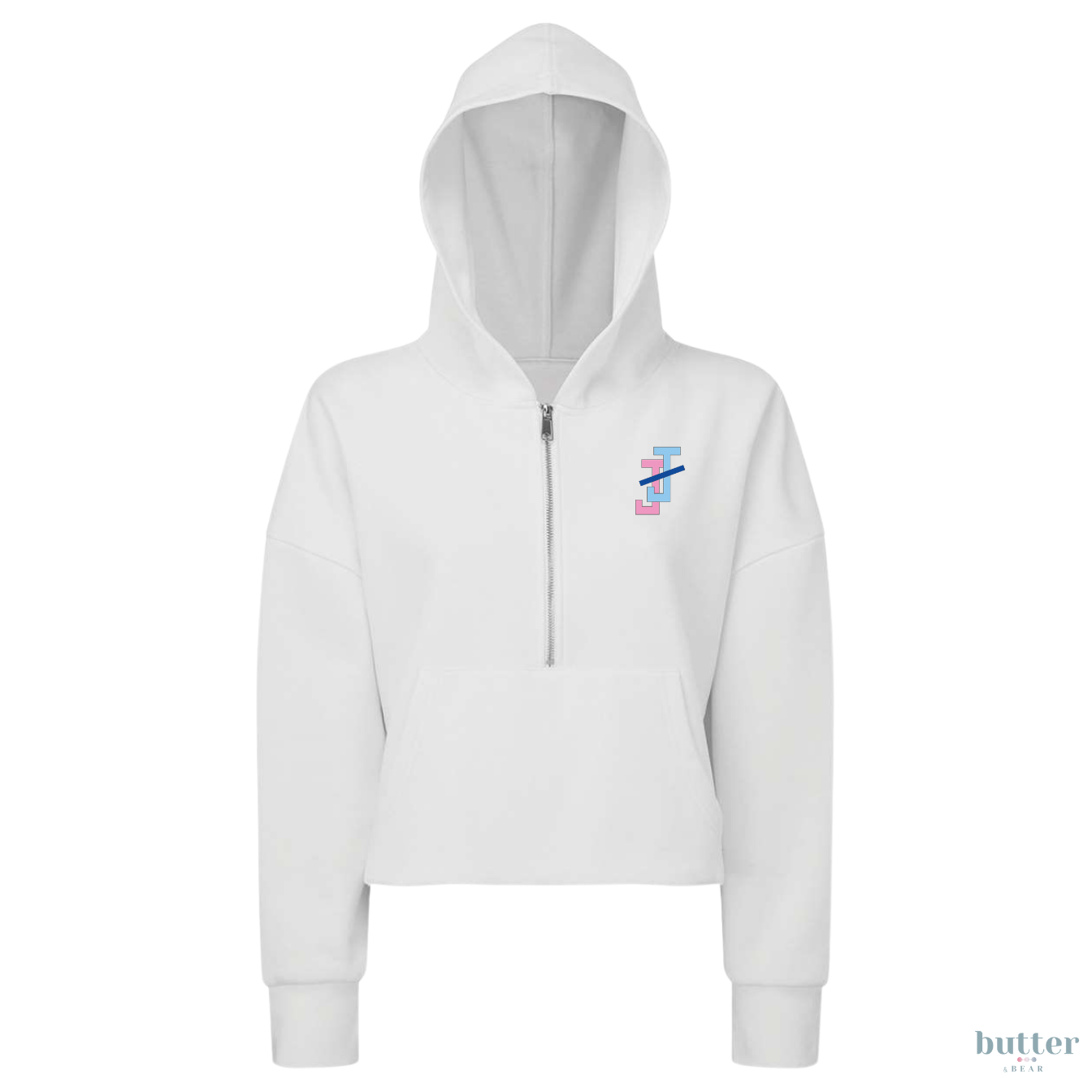 Jack and Jill Women's Half-Zip Hooded Sweatshirt - JJ