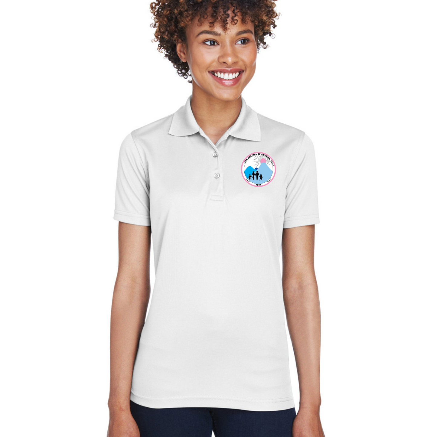 Jack and Jill Women's 3 Button Polo Shirt - JJOA