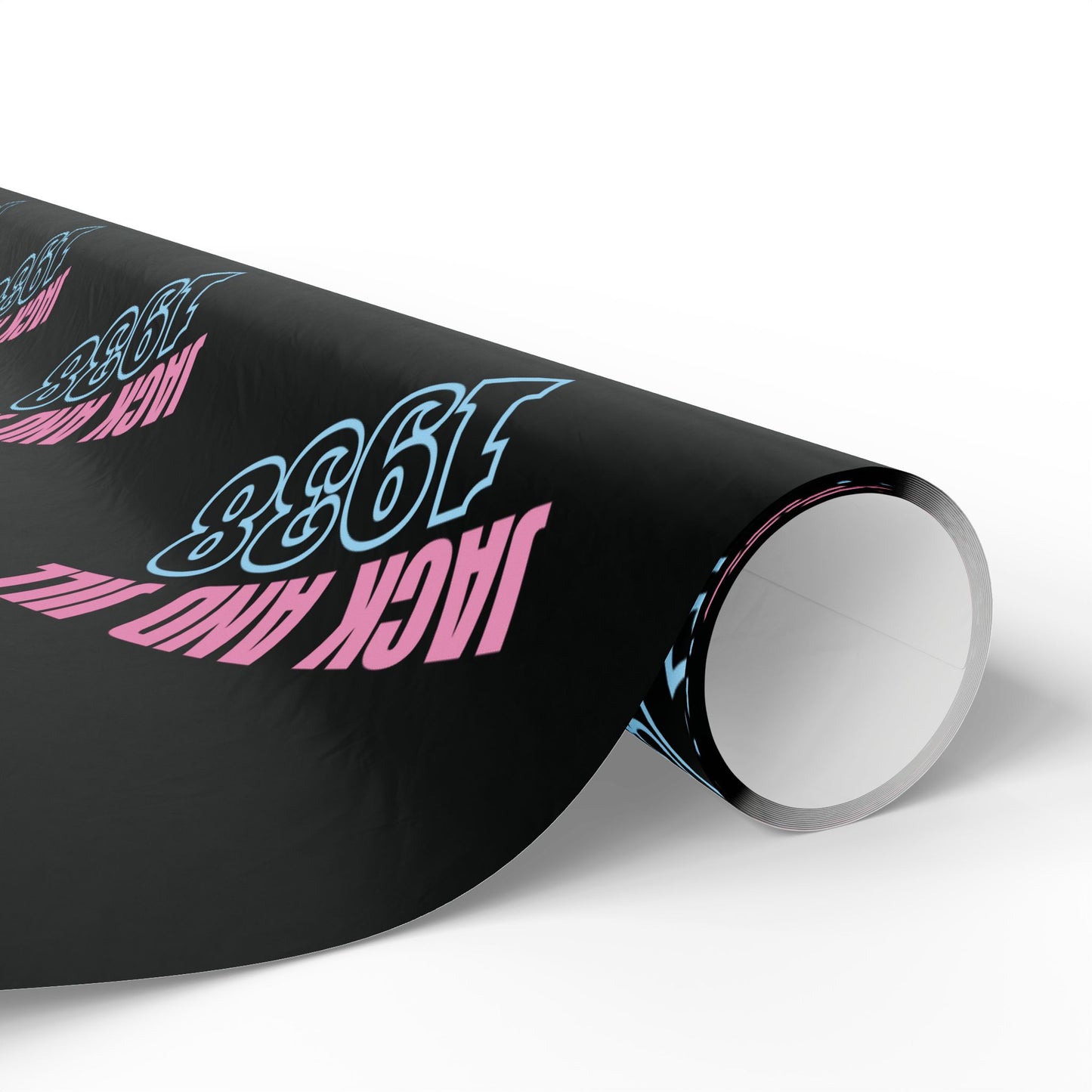 Jack and Jill 1938 Wrapping Paper - Black