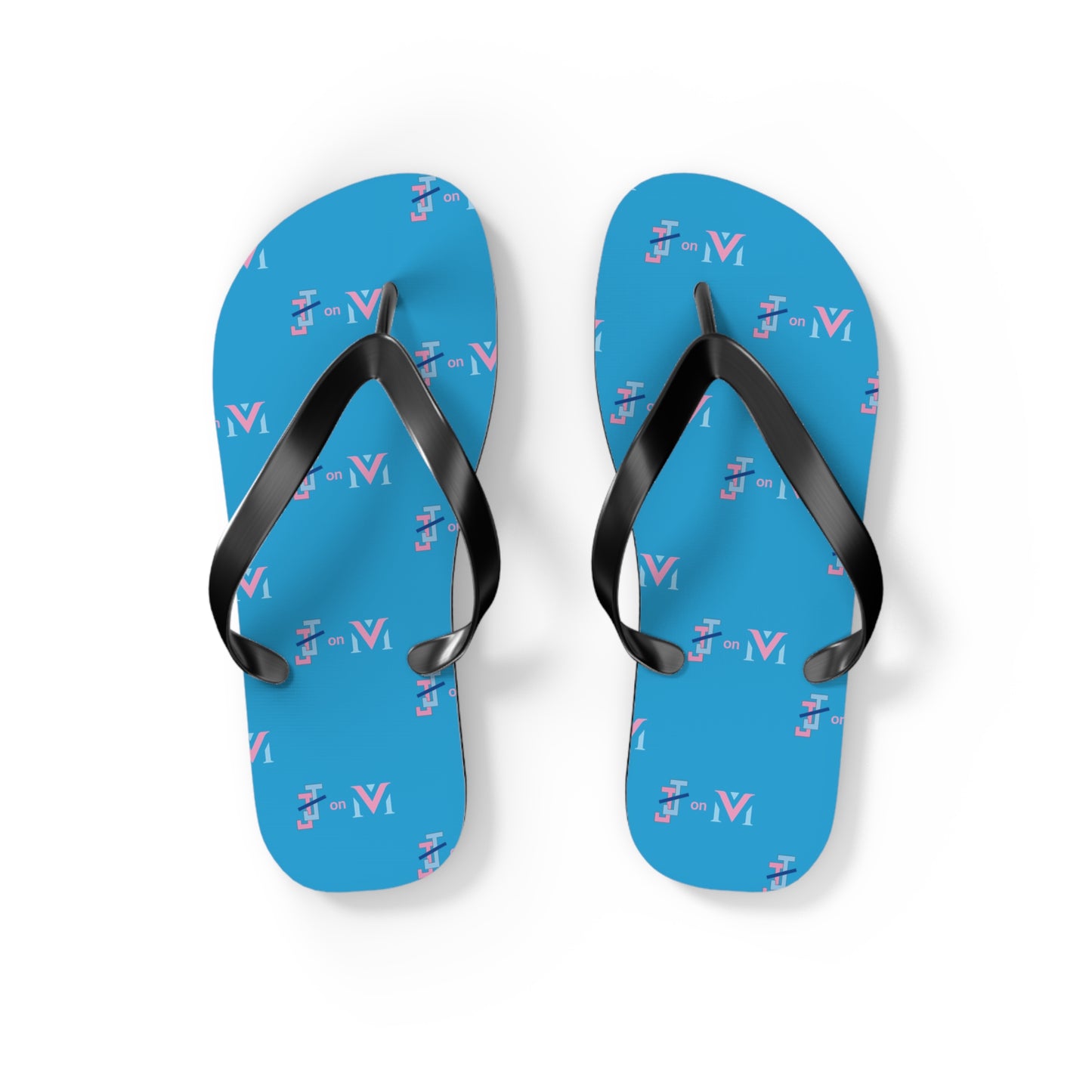 JJ on MV Flip Flops - Blue