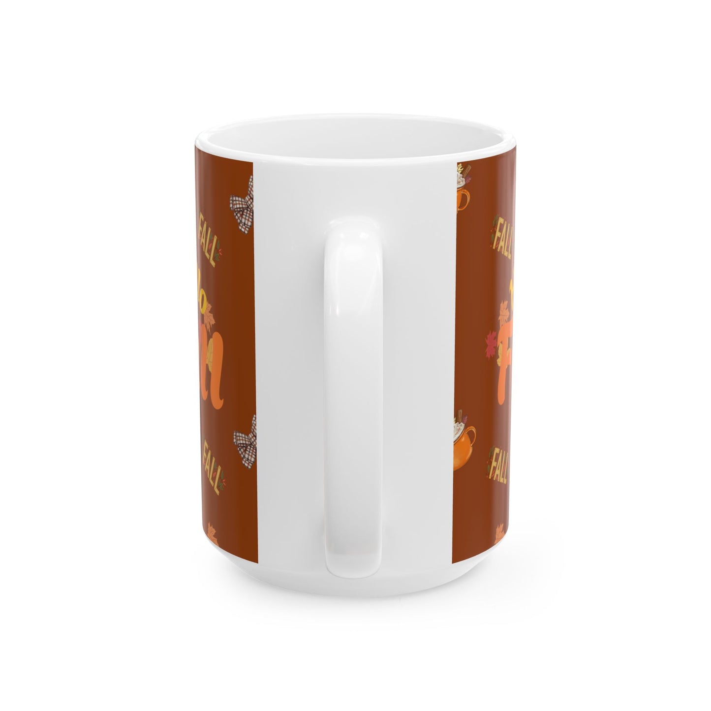 Spiced Latte Fall Ceramic Mug – Cozy Coffee & Tea Cup
