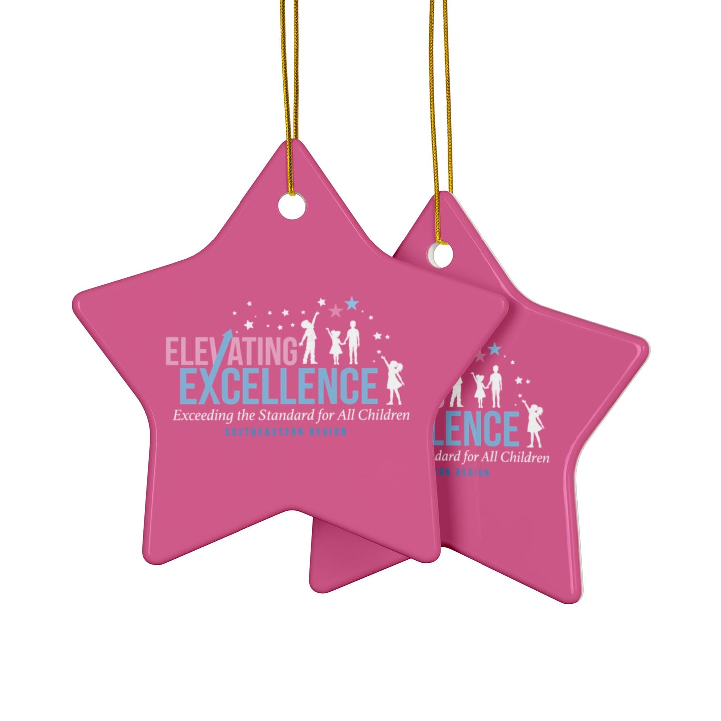 Elevating Excellence Jack and Jill Ceramic Ornament