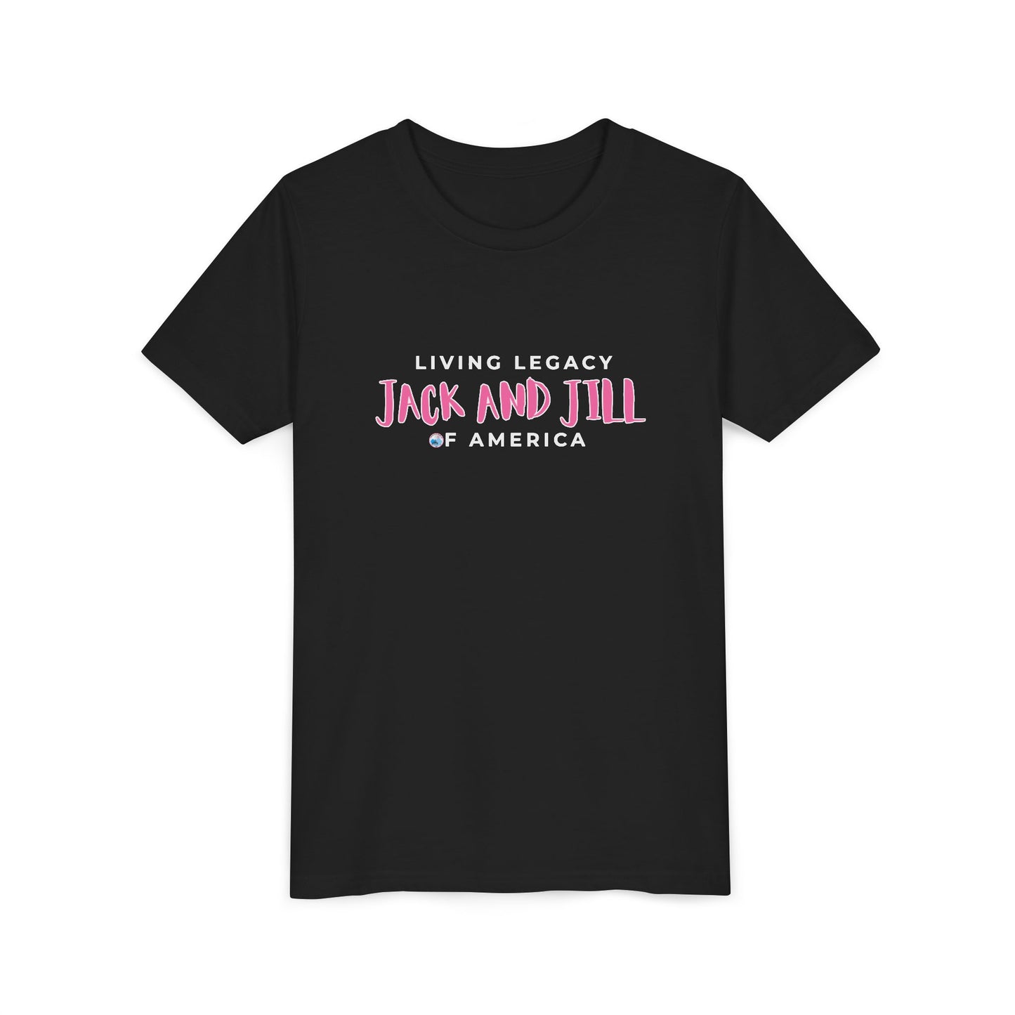 Jack and Jill Living Legacy - YOUTH T-Shirt Pink Design