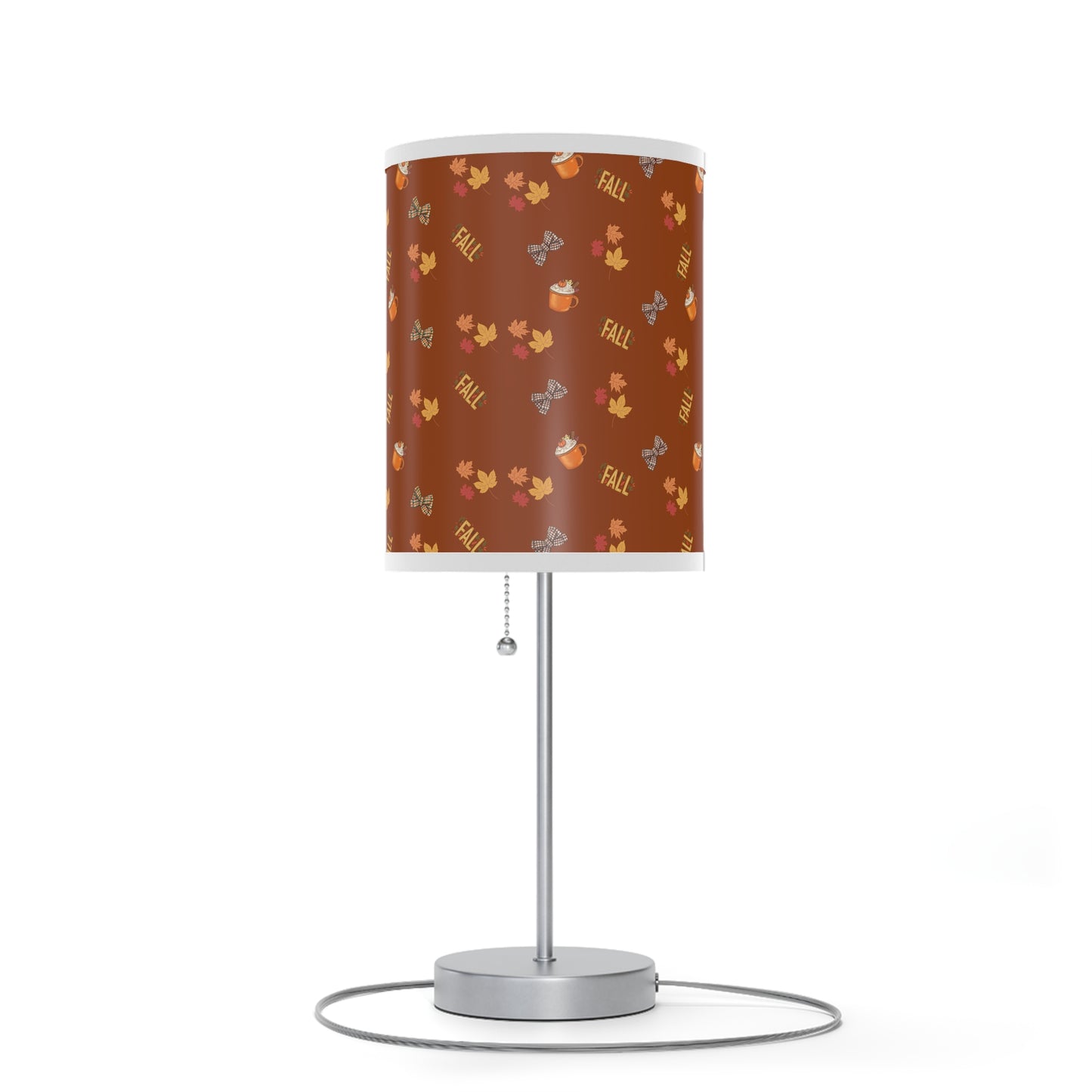 Spiced Latte Lamp on Stand – Cozy Fall Accent Light for Home Décor