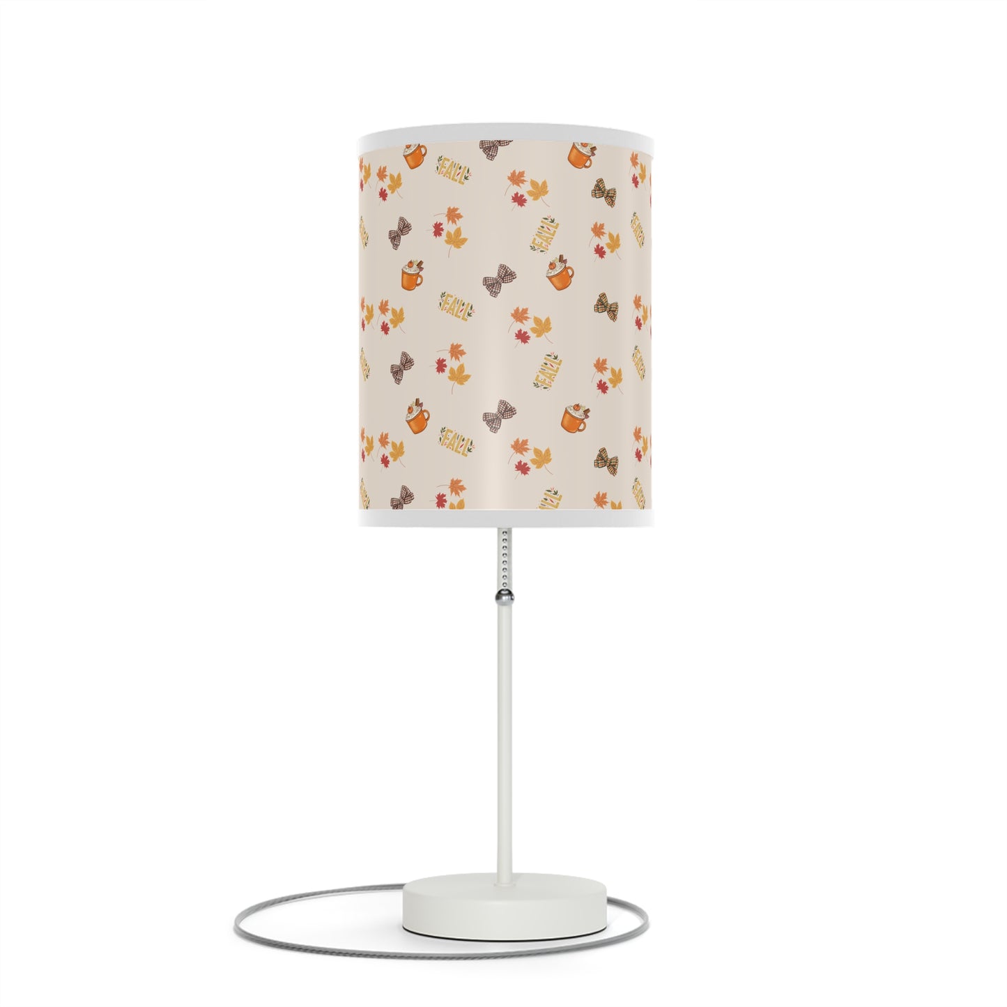 Spiced Lamp on Stand – Cozy Fall Accent Light for Home Décor