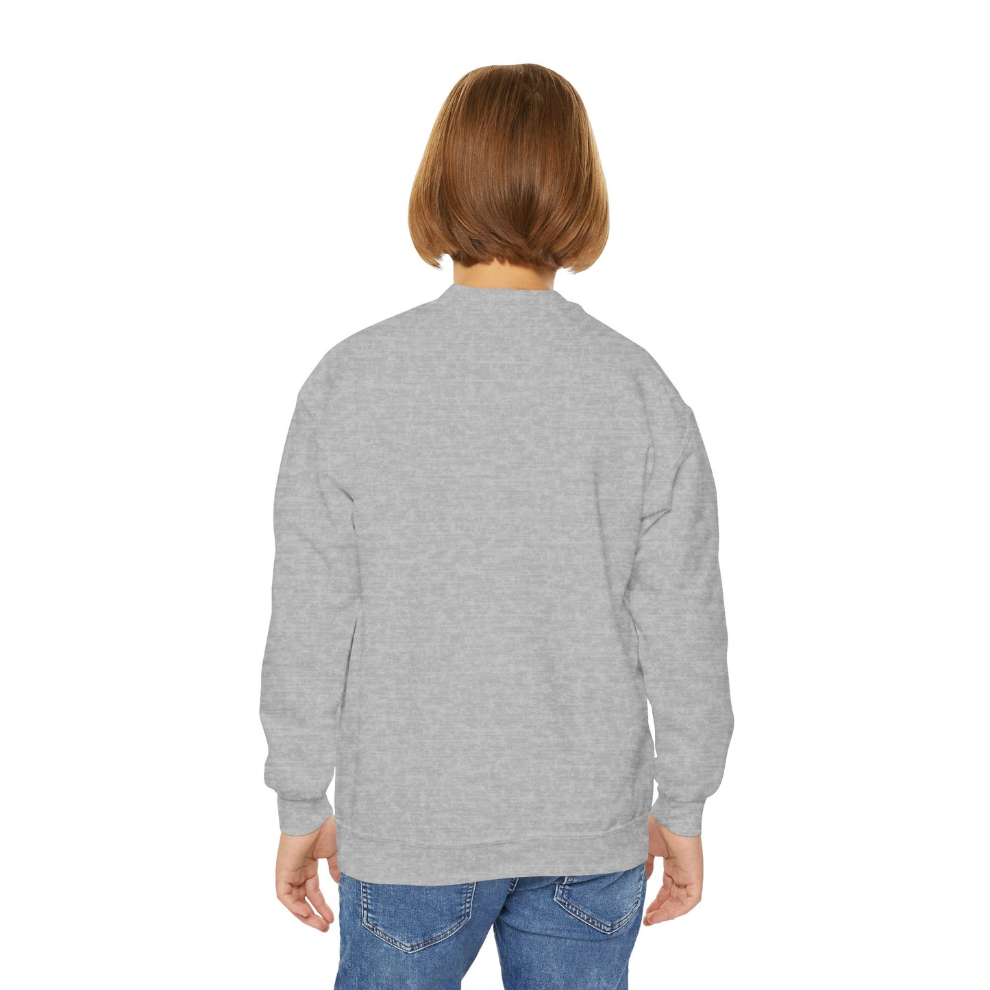 Jack and Jill Youth Sweatshirt - White JJ Circle