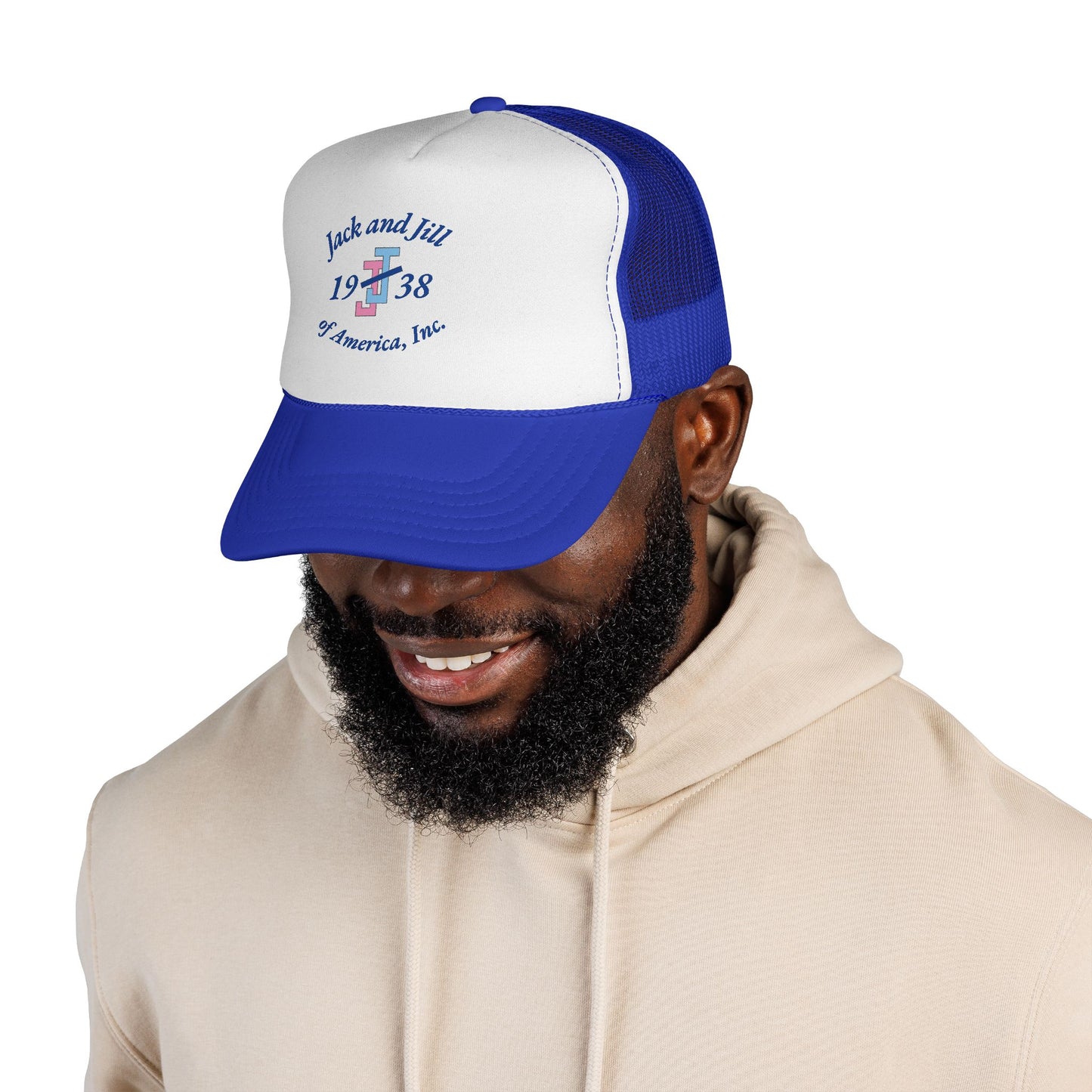 Jack and Jill 1938 Trucker Hat — Vintage Americana Mesh Cap