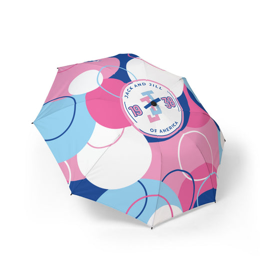 Jack and Jill Polka Dot Semi-Automatic Umbrella