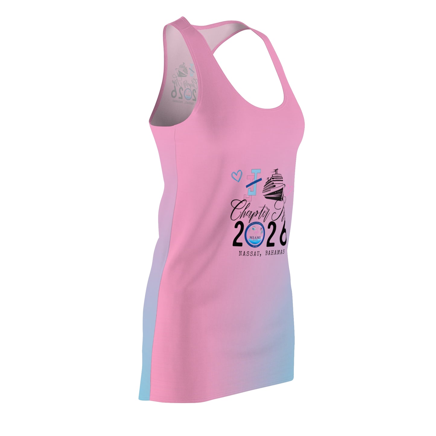 Cruise 2026 Chapter Trip Racerback Dress - Bahamas Vacation Tank Dress