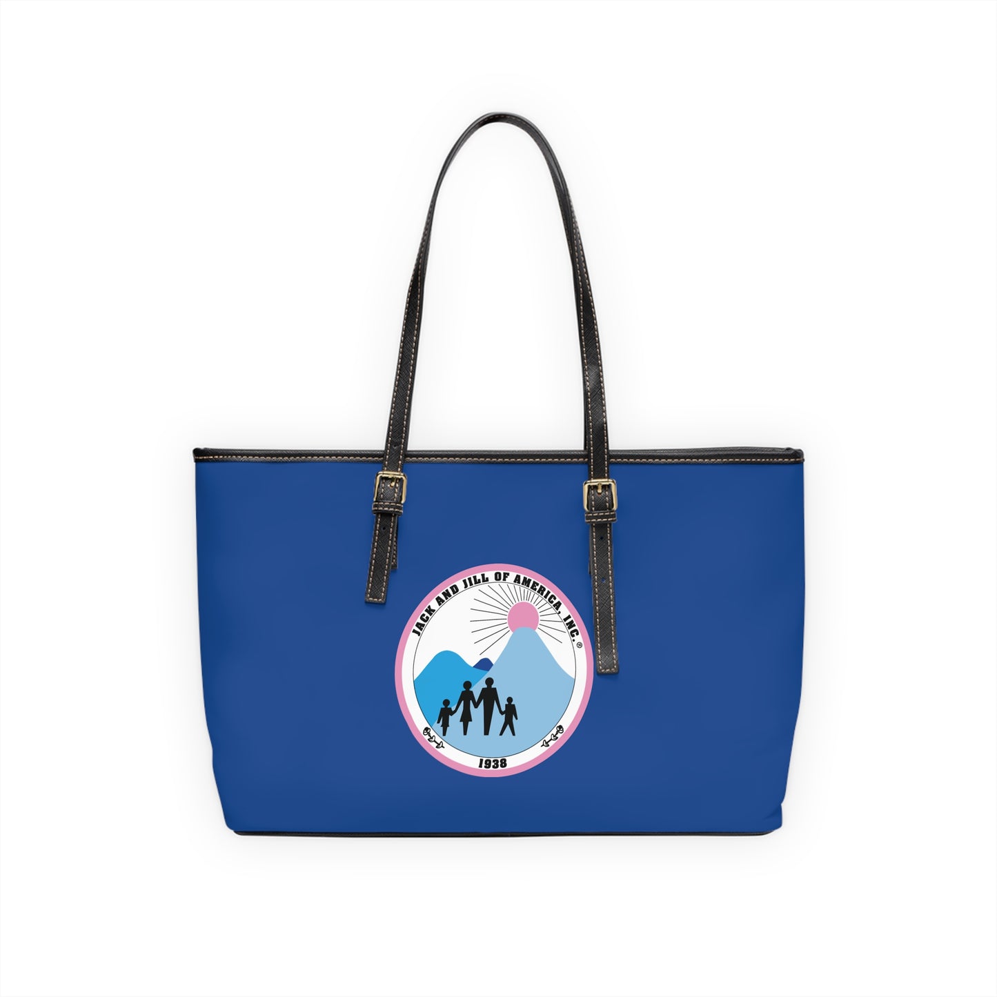 Jack and Jill Crest PU Leather Shoulder Bag -