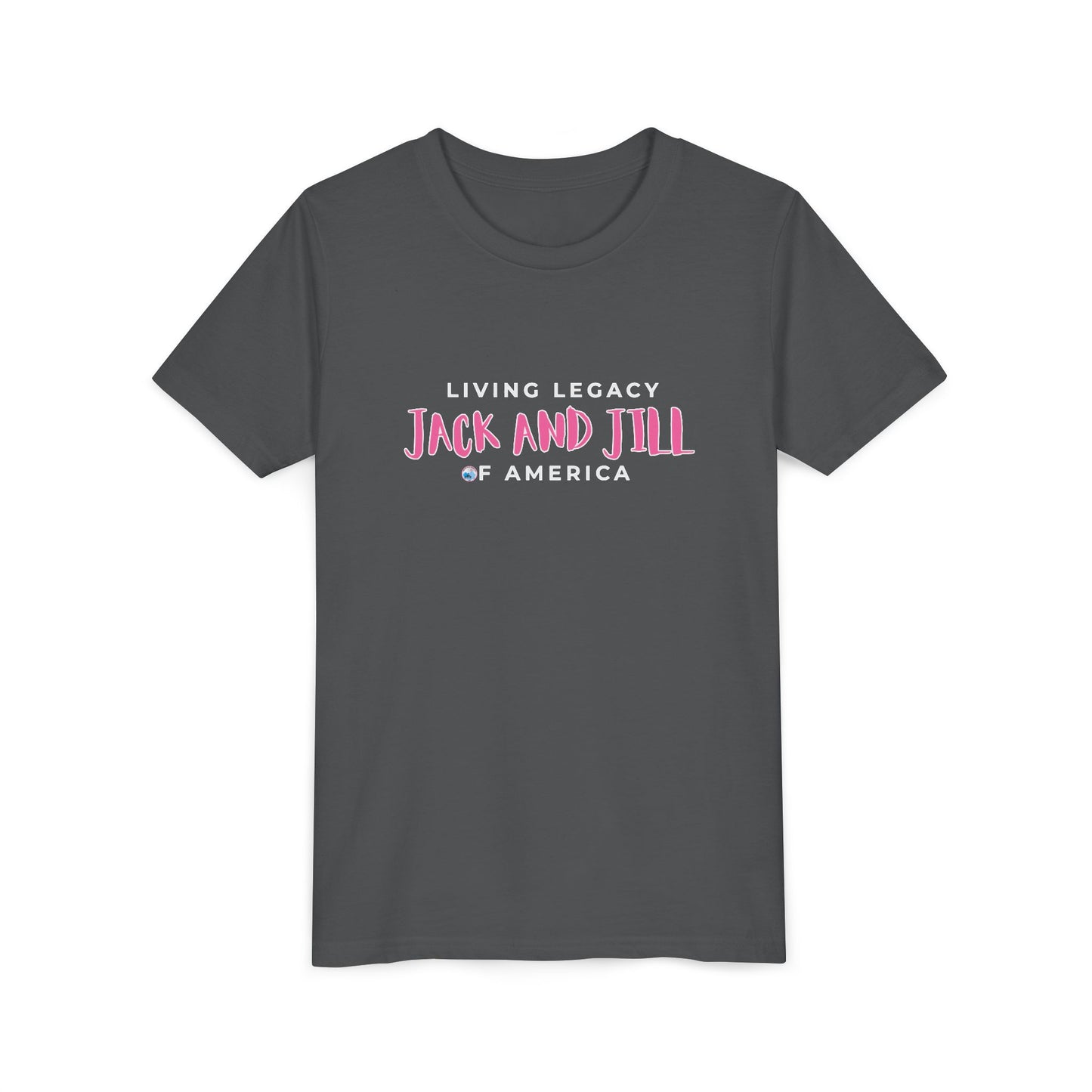 Jack and Jill Living Legacy - YOUTH T-Shirt Pink Design