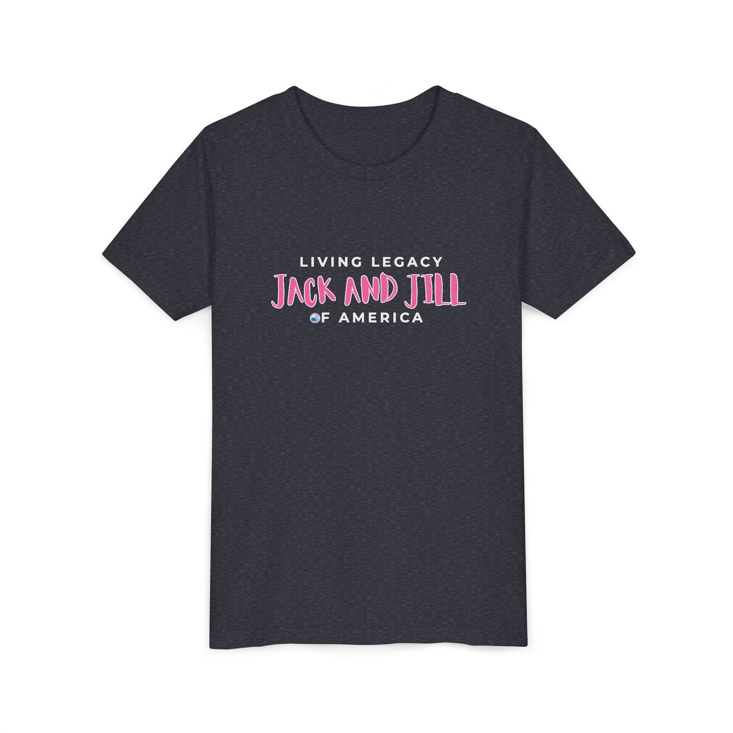 Jack and Jill Living Legacy - YOUTH T-Shirt Pink Design