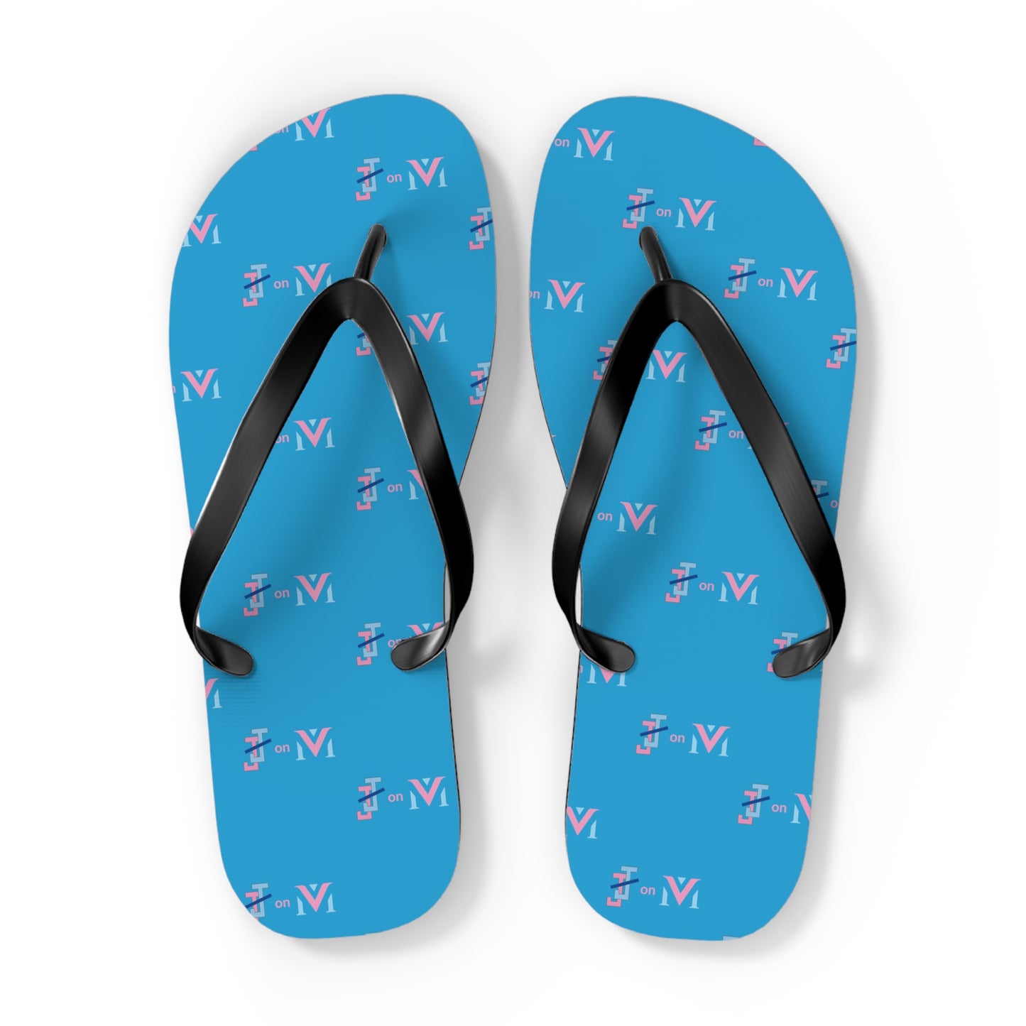 JJ on MV Flip Flops - Blue