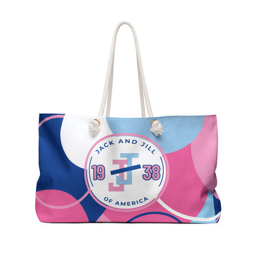 Jack and Jill Polka Dot Stylish Weekender Bag - Perfect for Travel & Gifts