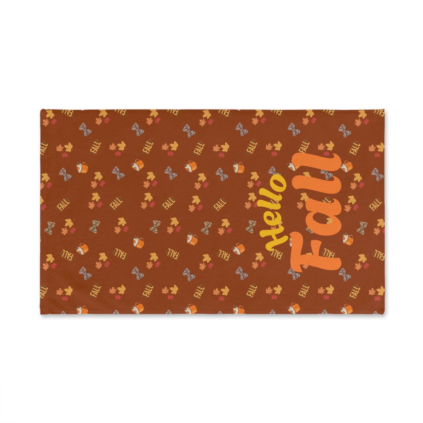 Spiced Latte Hand Towel – Autumn Kitchen & Bathroom Seasonal Décor