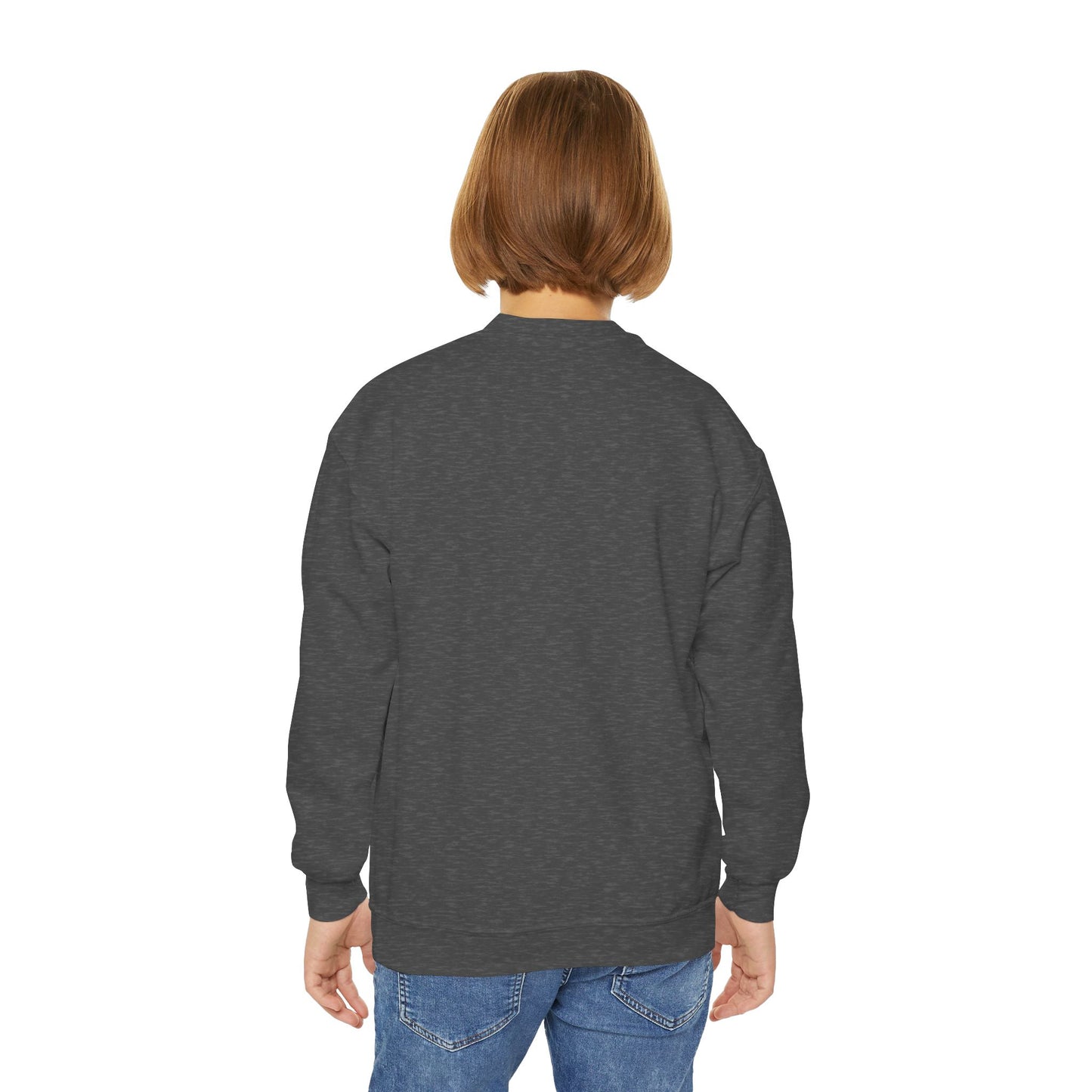Jack and Jill Youth Sweatshirt - White JJ Circle