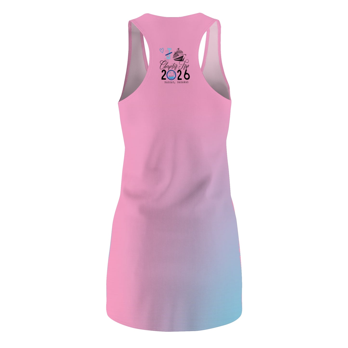 Cruise 2026 Chapter Trip Racerback Dress - Bahamas Vacation Tank Dress
